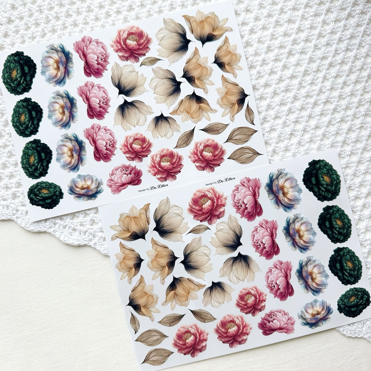 A588+A589+A590+A591+A592 - Leaf and Flowers