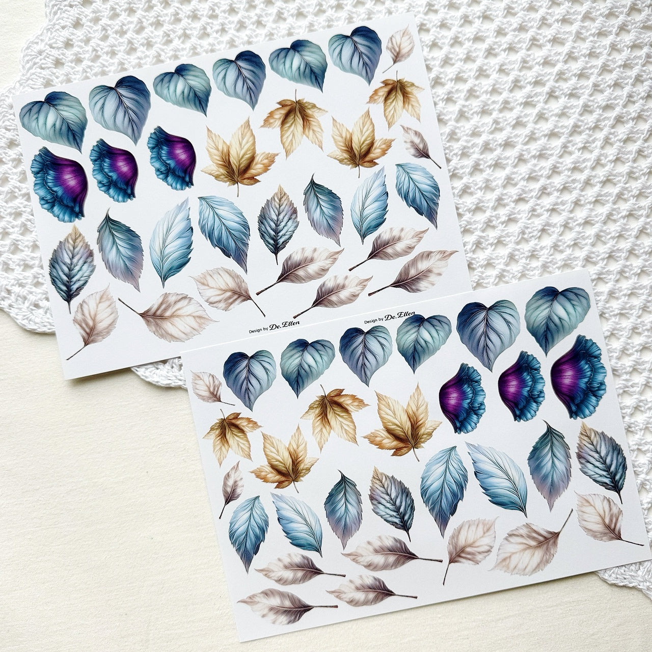A588+A589+A590+A591+A592 - Leaf and Flowers