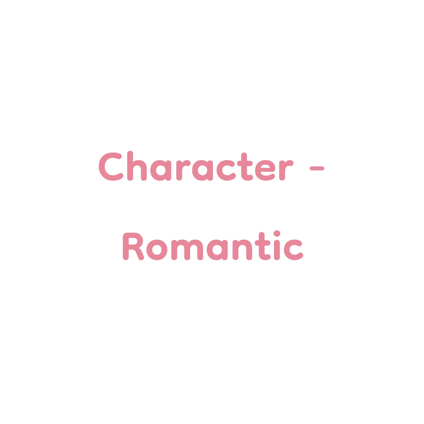 Character - Romantic (인물 - 로맨틱) Set pack