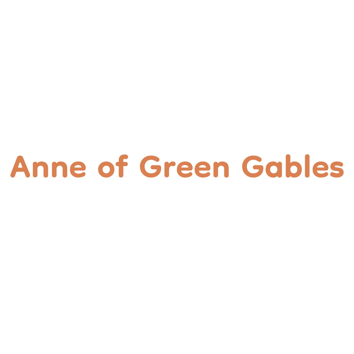 Anne of Green Gables (빨간머리 앤) set pack