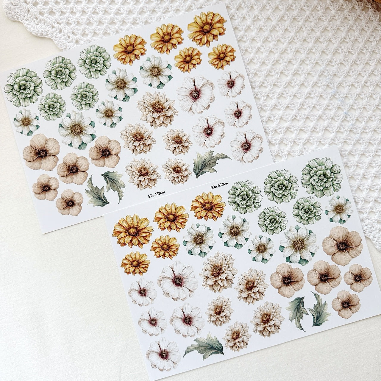 A555+A556+A557+A558+A559+A587 - Spring&Summer Flower Set