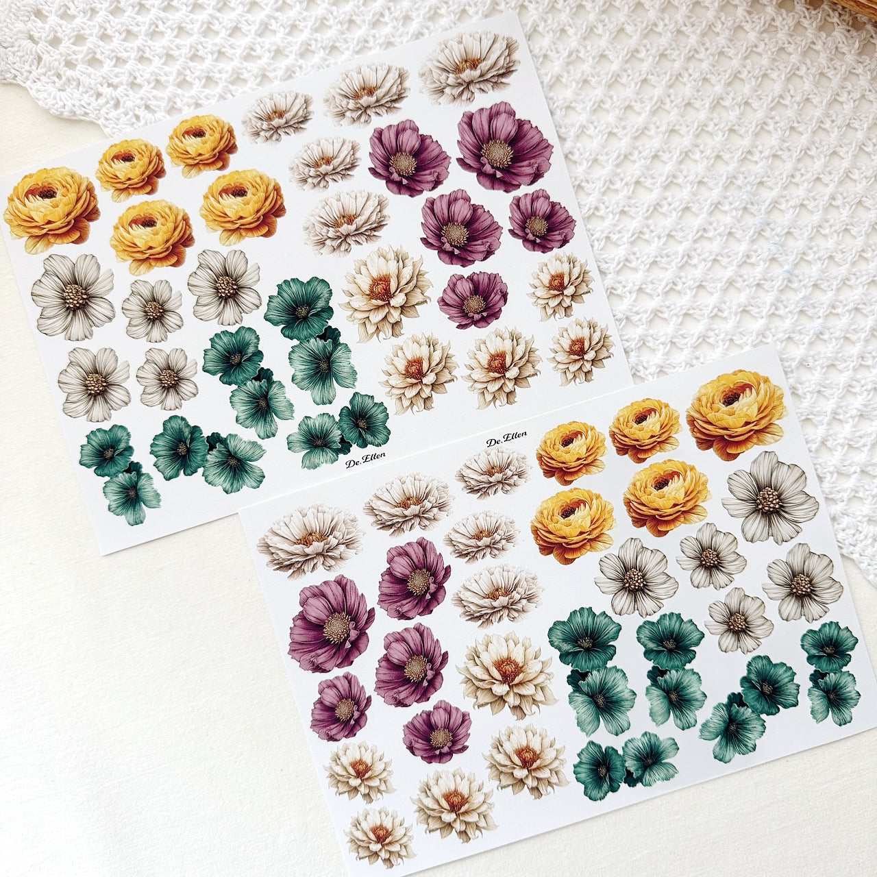 A555+A556+A557+A558+A559+A587 - Spring&Summer Flower Set