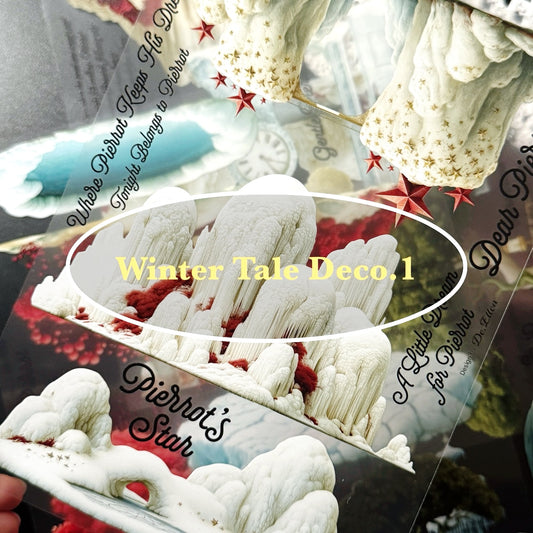 [Glossy PET] Pierrot’s Winter Tale Deco 1