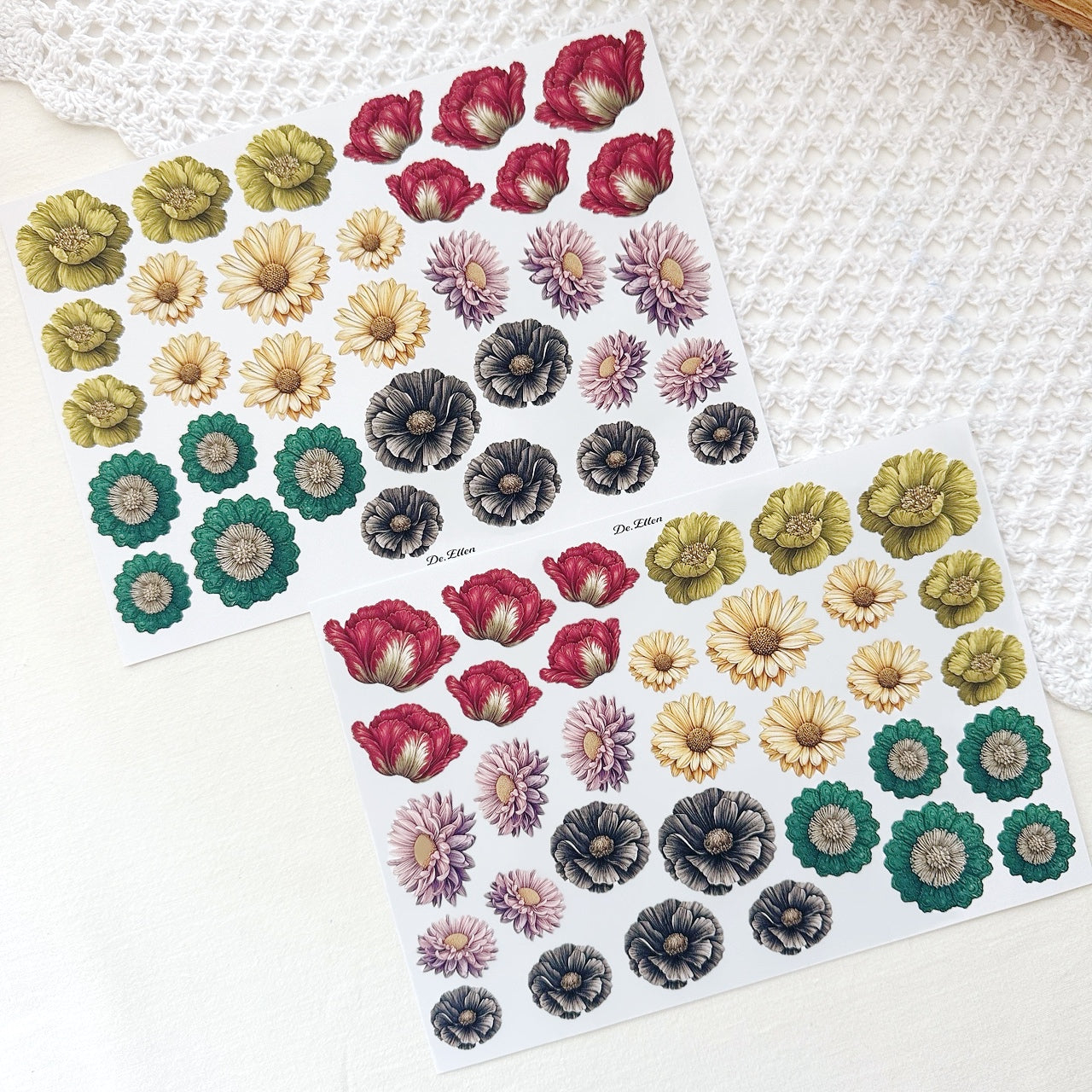 A555+A556+A557+A558+A559+A587 - Spring&Summer Flower Set