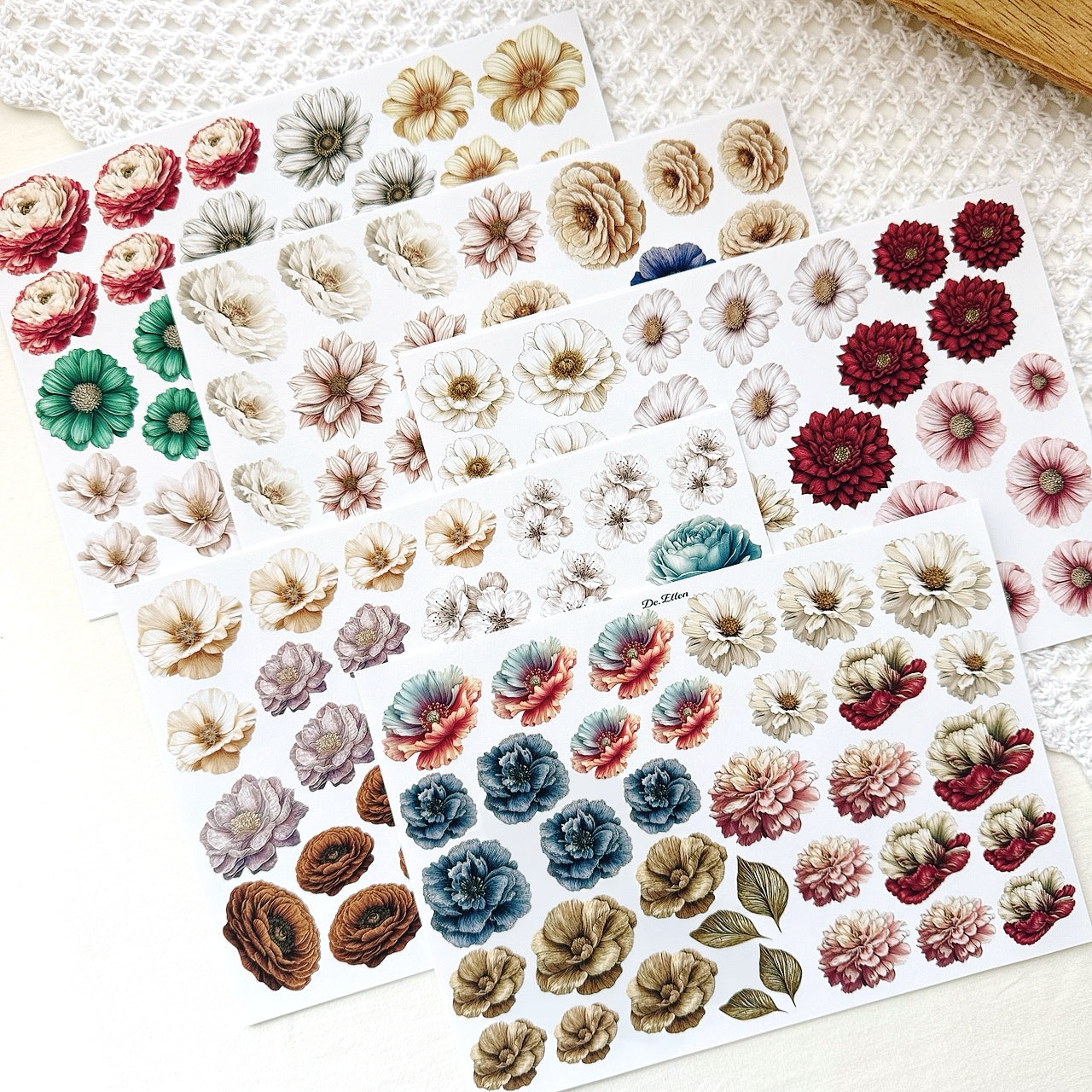 A550+A551+A552+A553+A554 - Spring&Summer Flower Set