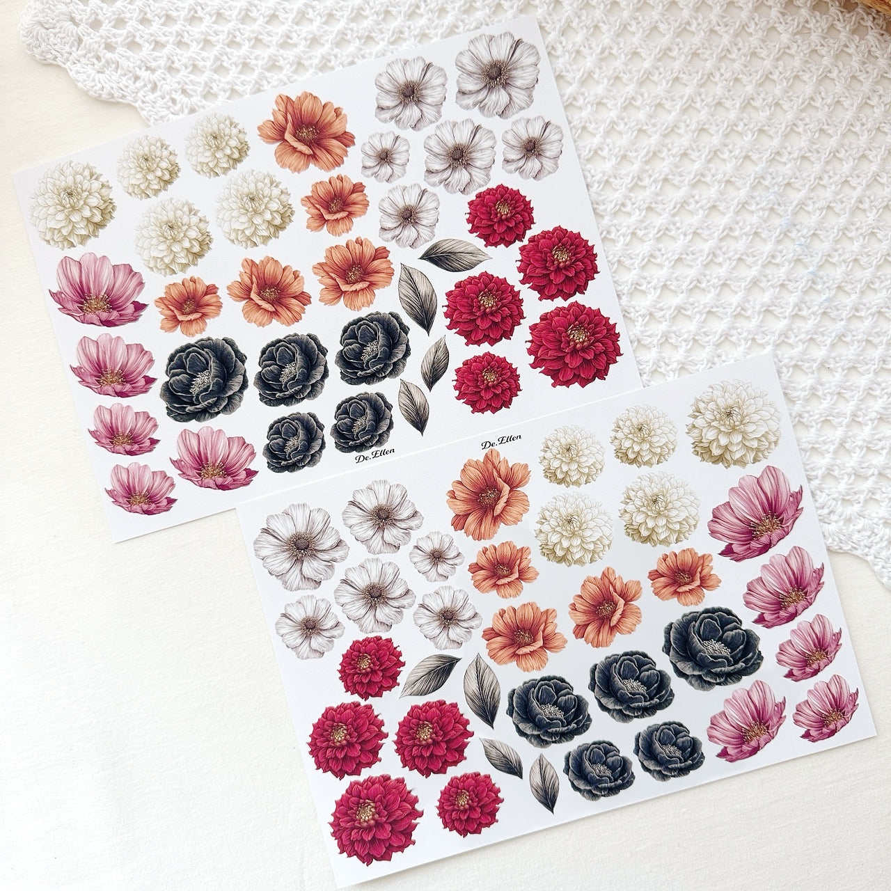 A555+A556+A557+A558+A559+A587 - Spring&Summer Flower Set