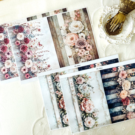 Z146 - vintage flower garden background