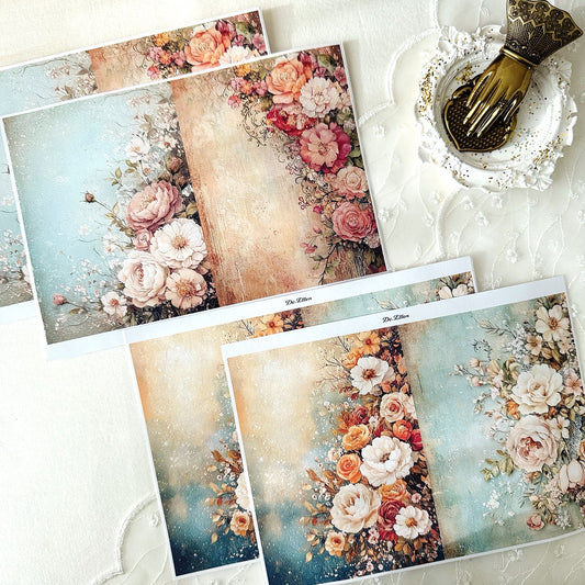 Z147 - vintage flower garden background