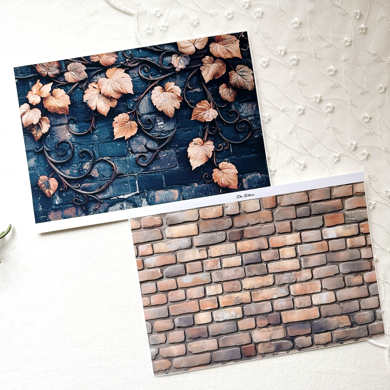 Z97+98+99+100 vine-brick wall background