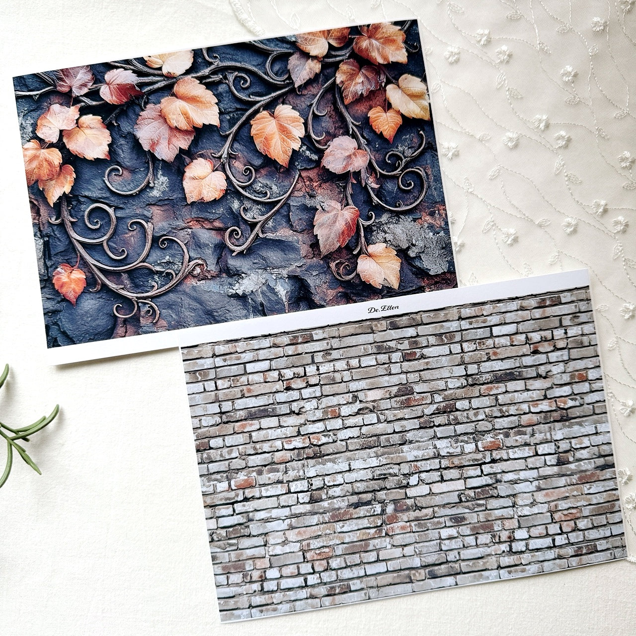 Z97+98+99+100 vine-brick wall background